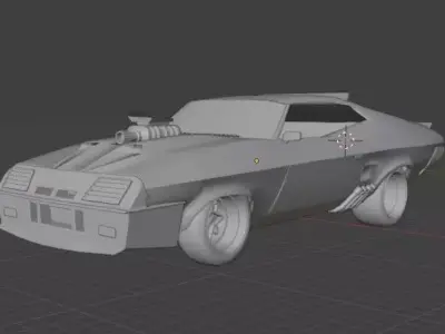 mad max Free low-poly 3D model
