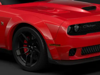 Dodge Challenger RT Scat Pack Widebody LC 2020 3D model