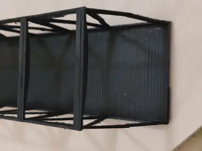 Industrial Truss Bridge 3D print model