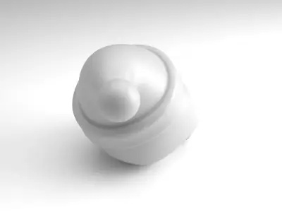 Christmas skull Figure 3D Printable Model 3D print model