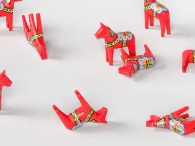 Wooden Horse 3D model