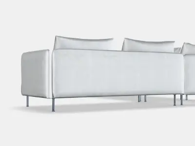 SODERHAMN Corner sofa 6-seat 1 Low-poly 3D model