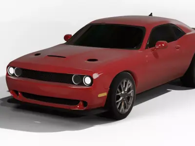 Dodge challenger SRT 2015 3D model