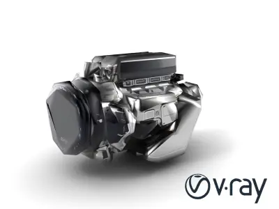 Hybrid Engine Digital Interface Model Pack Low-poly 3D model