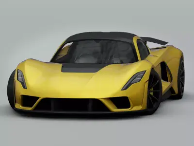 Hennessey Venom F5 3D model