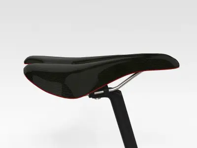 Racing Bicycle - Red 3D model