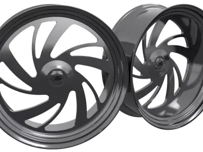 Billet Specialties Comet Low-poly 3D model