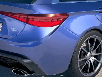 Generic Wagon Estate 2019 3D model