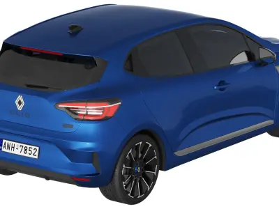 Renault Clio 2024 3D model