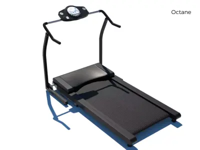 Treadmill gym machine 3D model
