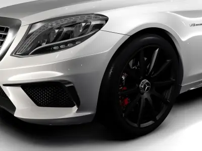 Mercedes Benz S 63 AMG W222 2016 3D model