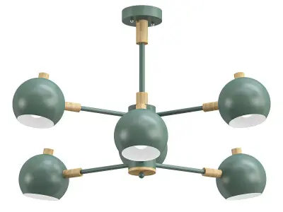 SVENN chandelier with four lights 3D model