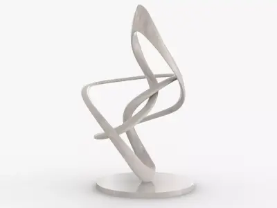 Modern Sculpture Cycloid Complex Decotration  3D print model