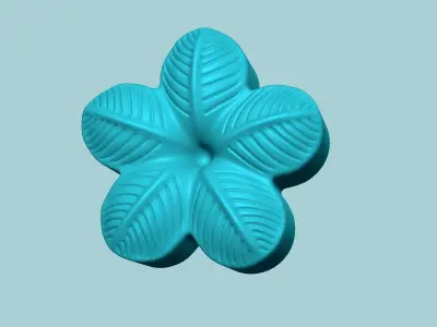 Plum Blossom Flower 01 - Moulding Artificial Craft 3D print model