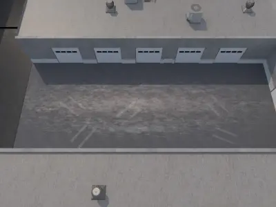 Street alleyway environment  3D model