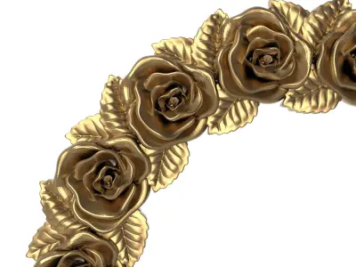 Carved Picture Frame 3D model 13