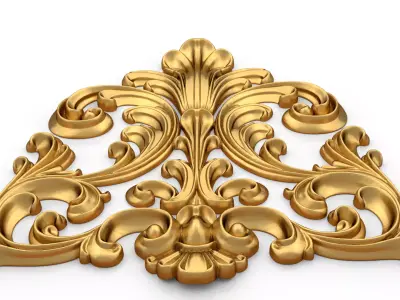 carved classic decorative ornament cnc 3d printing stl 57 3D model