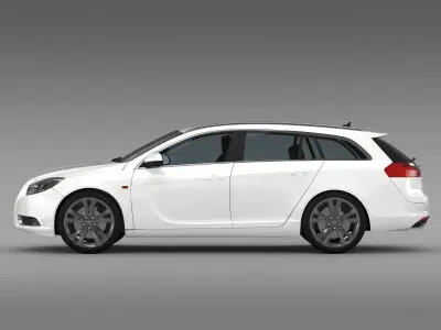 Opel Insignia BiTurbo Sports Tourer 2013 3D model
