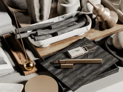 decorative set 122 3D model