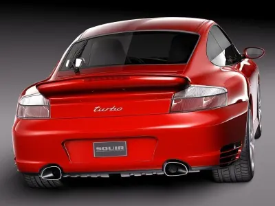 Porsche 911 Turbo 996 2002 3D model