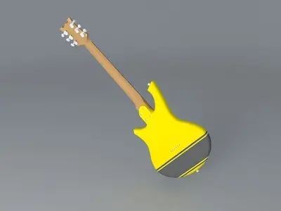 Hembry 67 camaro rs guitar Free 3D model
