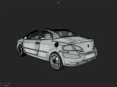 Peugeot 307 CC 3D model