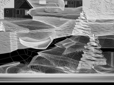 3d model of the picture  for milling on a CNC machine 3D print model