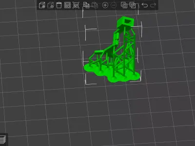 Pre supported H0 1-87 scale Hbillns 302 freight car 3D print model