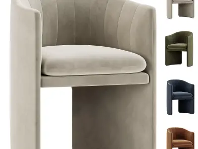 Lofar Dining Chair Skandium 3D model