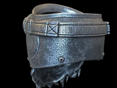 skull ring biker helmet vol 2 jewelry 3D print model