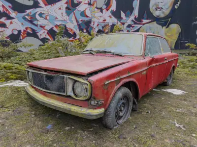 volvo 142 raw scan 3D model