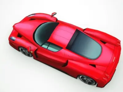 Ferrari Enzo 2004 Low-poly 3D model