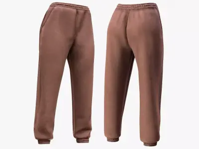 Pants 70 - All MH Bodies - UE5 Skeletons - Rigged Low-poly 3D model