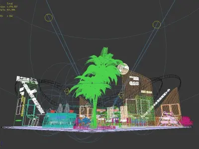 Exhibition - Area - 12X15-3DMAX2009-04 3D model