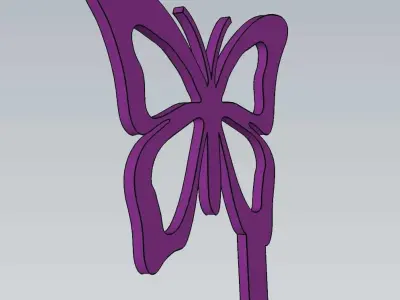 Wonderful Artificial Butterfly Home and Garden And Lawn Decor 3D model buy