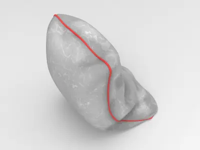 Junk Bean Bag Low-poly 3D model