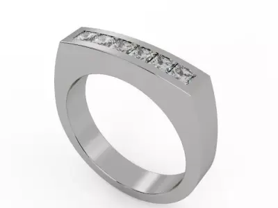 Wedding band 1 3D print model