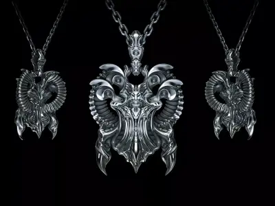 Scarab Of Shoggoth ancient Pendant  3D print model