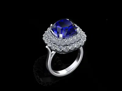 Women Ring 22 3D print model