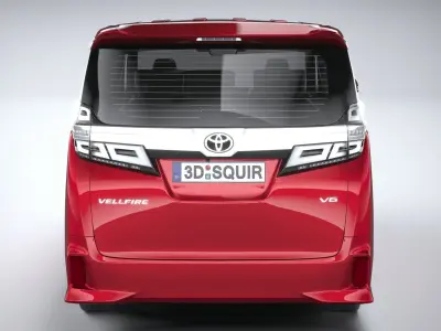 Toyota Vellfire 2023 3D model