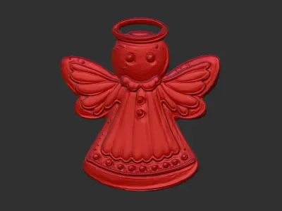 Angle cookie decor  3D print model