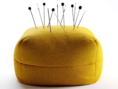 Pincushion pin cushion 3D model
