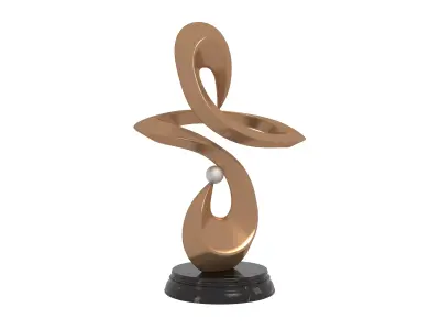Abstract sculpture 3D model shop