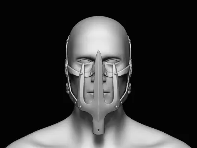 Mad Max Fury Road Mask 3d digital download 3D print model
