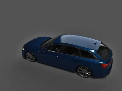 Audi A6 2019 3D model