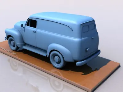 CHEVY 3100  PANEL TRUCK 1954 3D print model