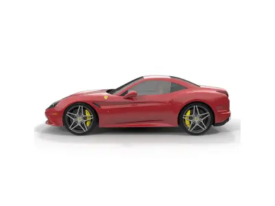 Ferrari California T 2015 Rigged 3D model