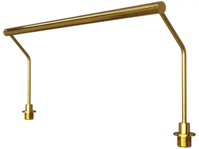 Ductus Brass Table Lamp Low-poly 3D model