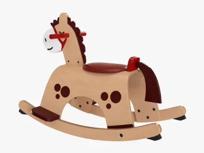 Rocking pony ride-on 3D model