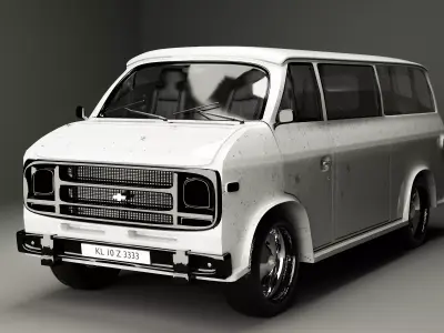 Chevrolet Vintage Van 3D model